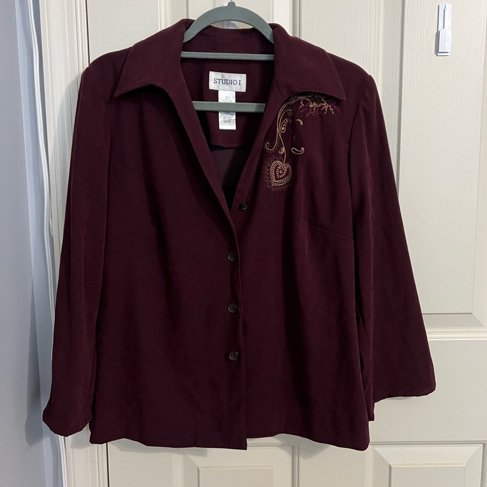 Vintage Maroon Jacket